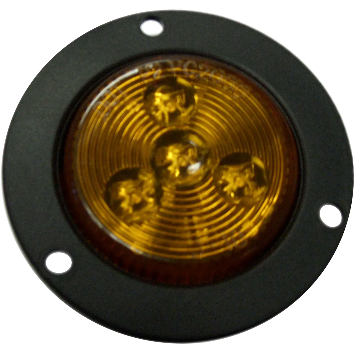 2″ Led Round Flush Flange Lamp W/ Wiring Harness 1