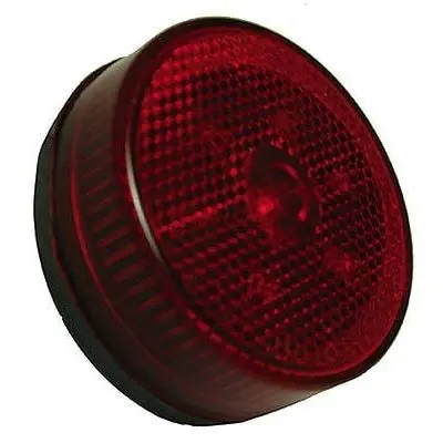 2-1/2" Round Led Marker / Clearance Light,  Reflex Lens 2