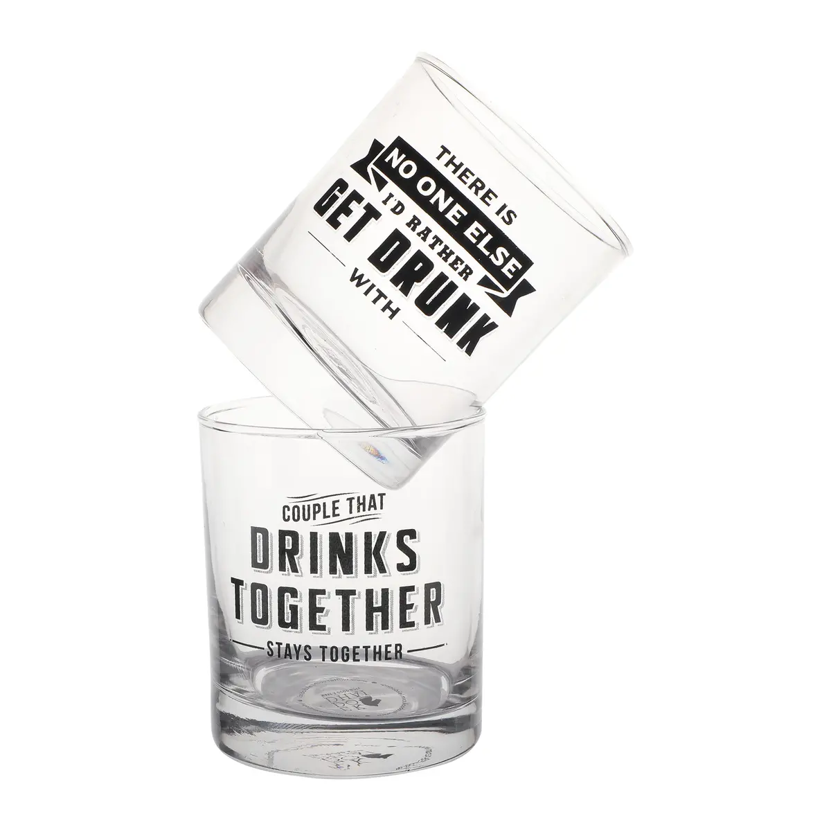 Couple Whiskey Glass (Set Of 2) 1