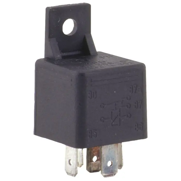 12V Relay W/ Bracket, 5-Prong, Spdt 1