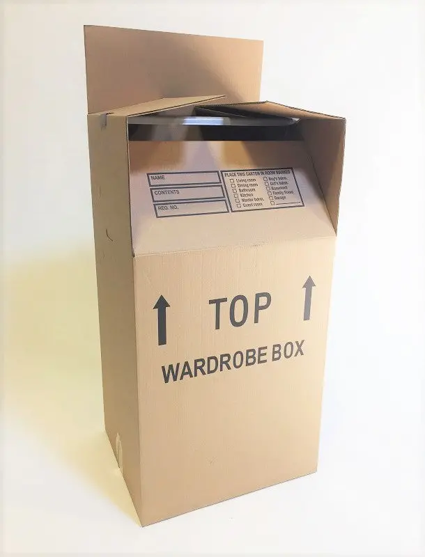 Box - Wardrobe W/ Hanger Bar 1