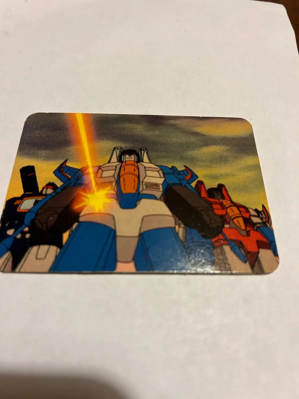 Tf G1 Milton Bradley Action Card #137 Invincible Warriors 1