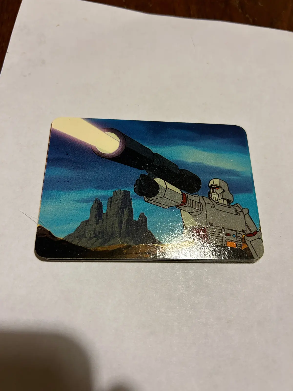 Tf G1 Milton Bradley Action Card #140 A Megatron Blast 1