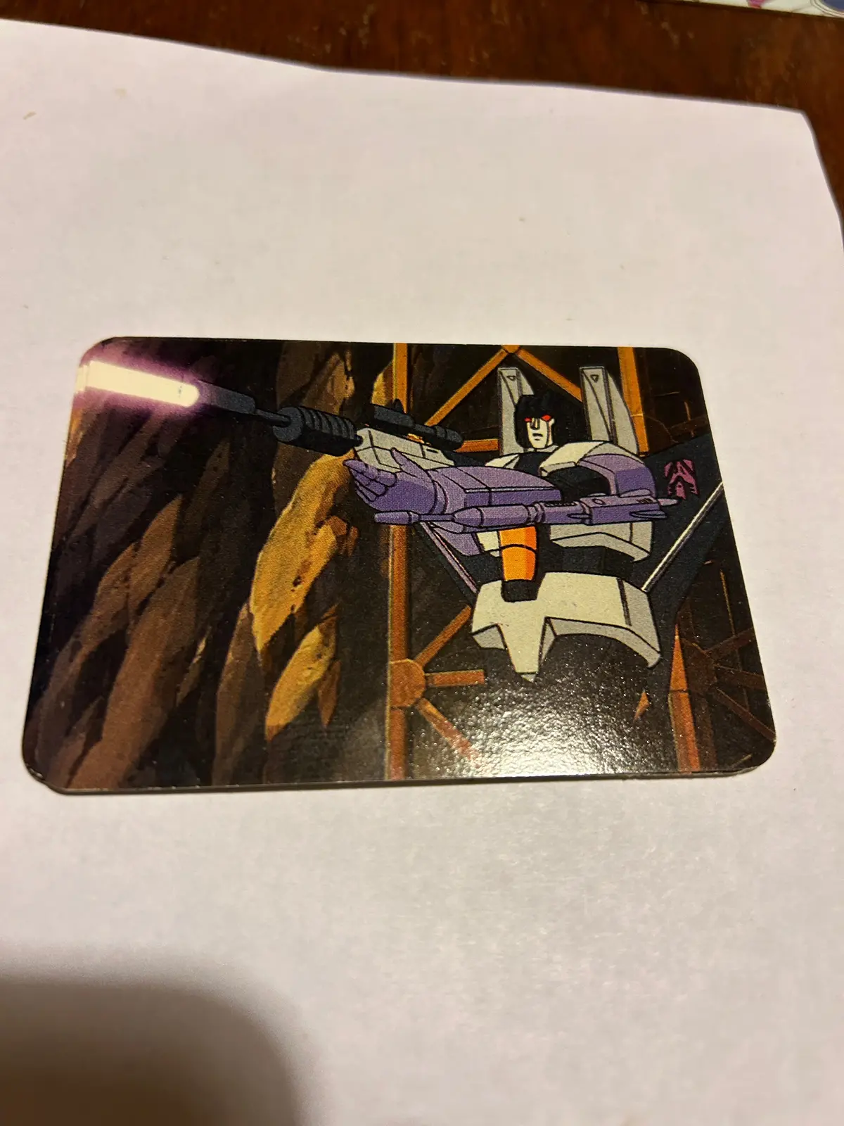 Tf G1 Milton Bradley Action Card #142 Two Frightening Foes 1