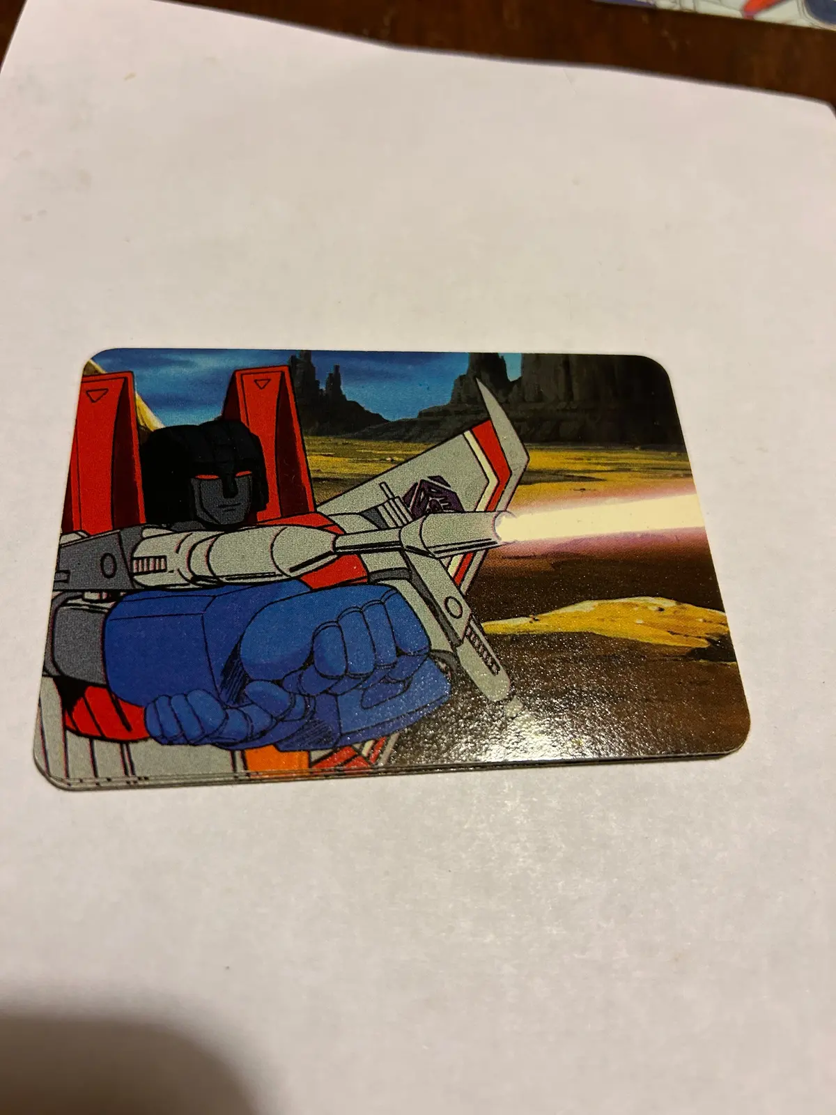 Tf G1 Milton Bradley Action Card #145 Starscream Fails Again 1