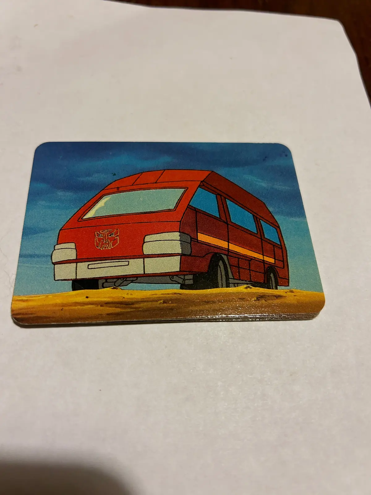 Tf G1 Milton Bradley  Action Card #148 Ironhide Rolls Into Battle 1