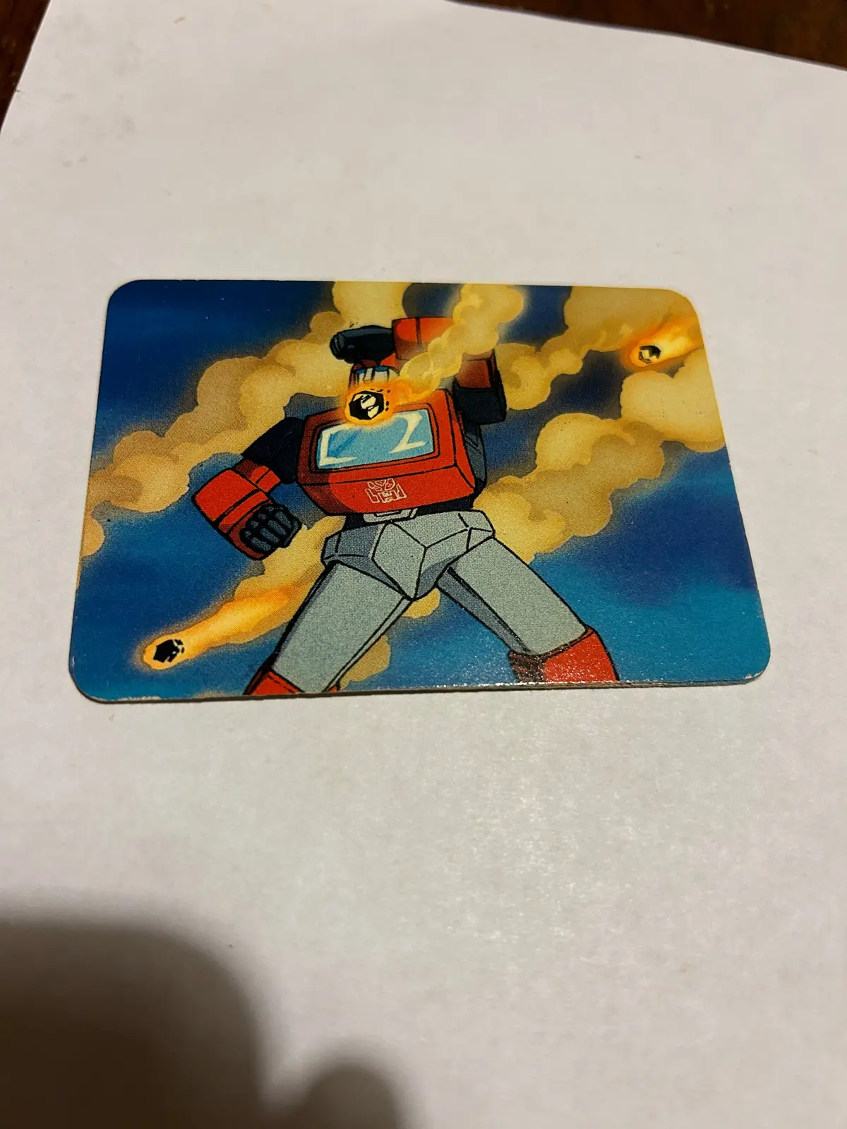 Tf G1 Milton Bradley Action Card #149 A Defeated Ironhide 1