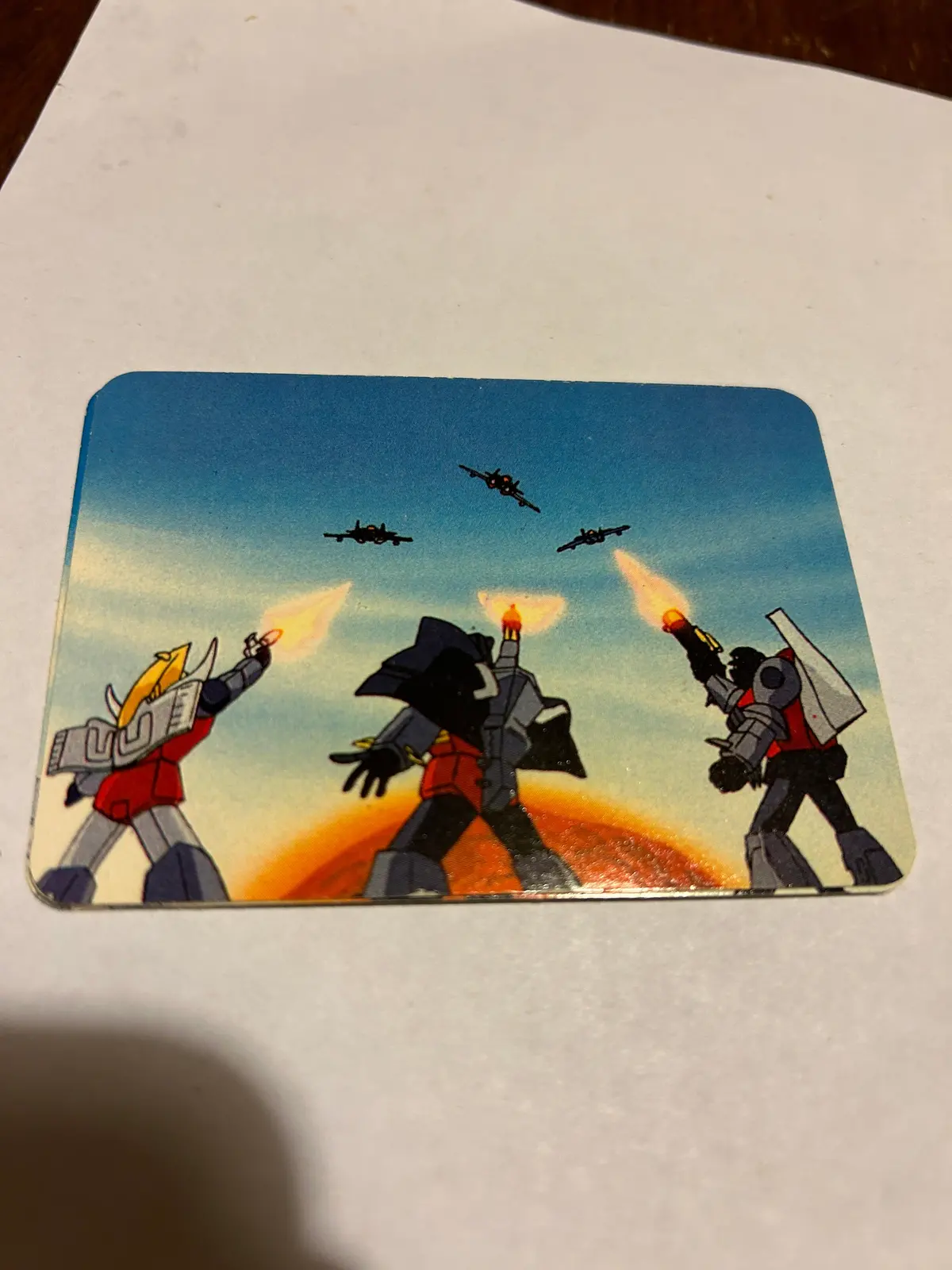 Tf G1 Milton Bradley Action Card #152 Dinobots Versus Decepticons 1