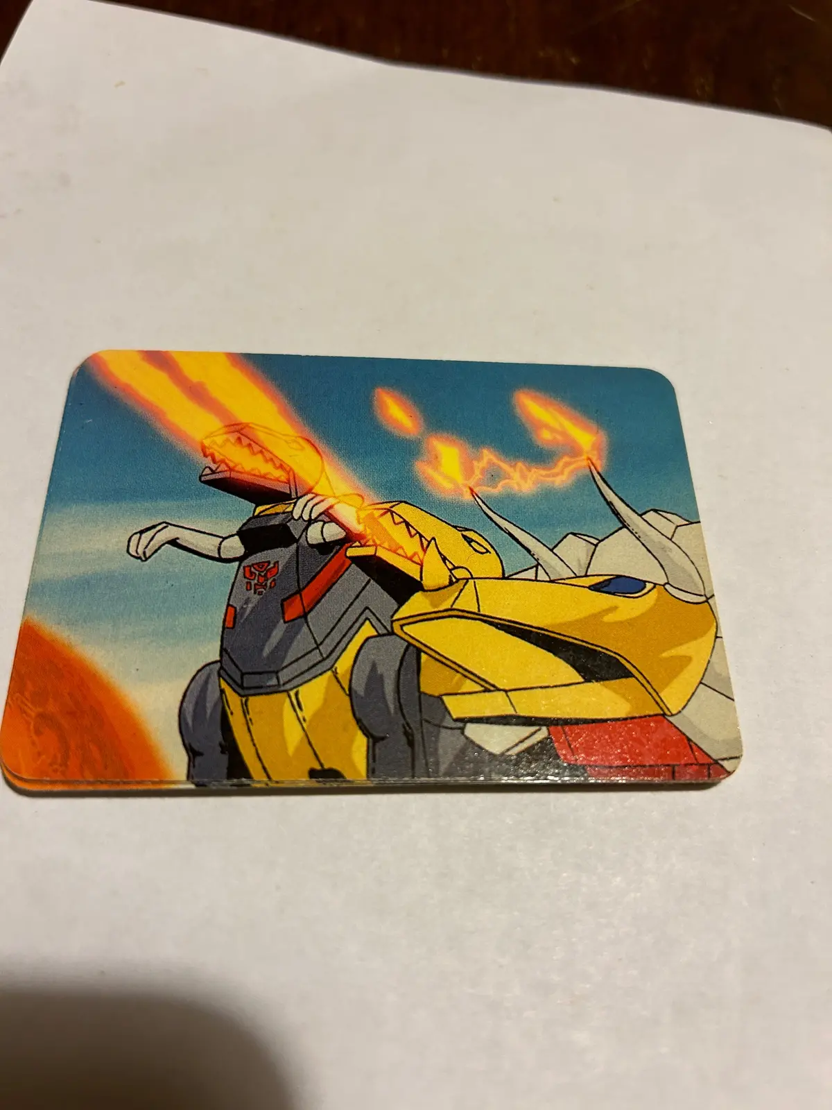 Tf G1 Milton Bradley Action Card #153 Dinobots Aim To Impress 1