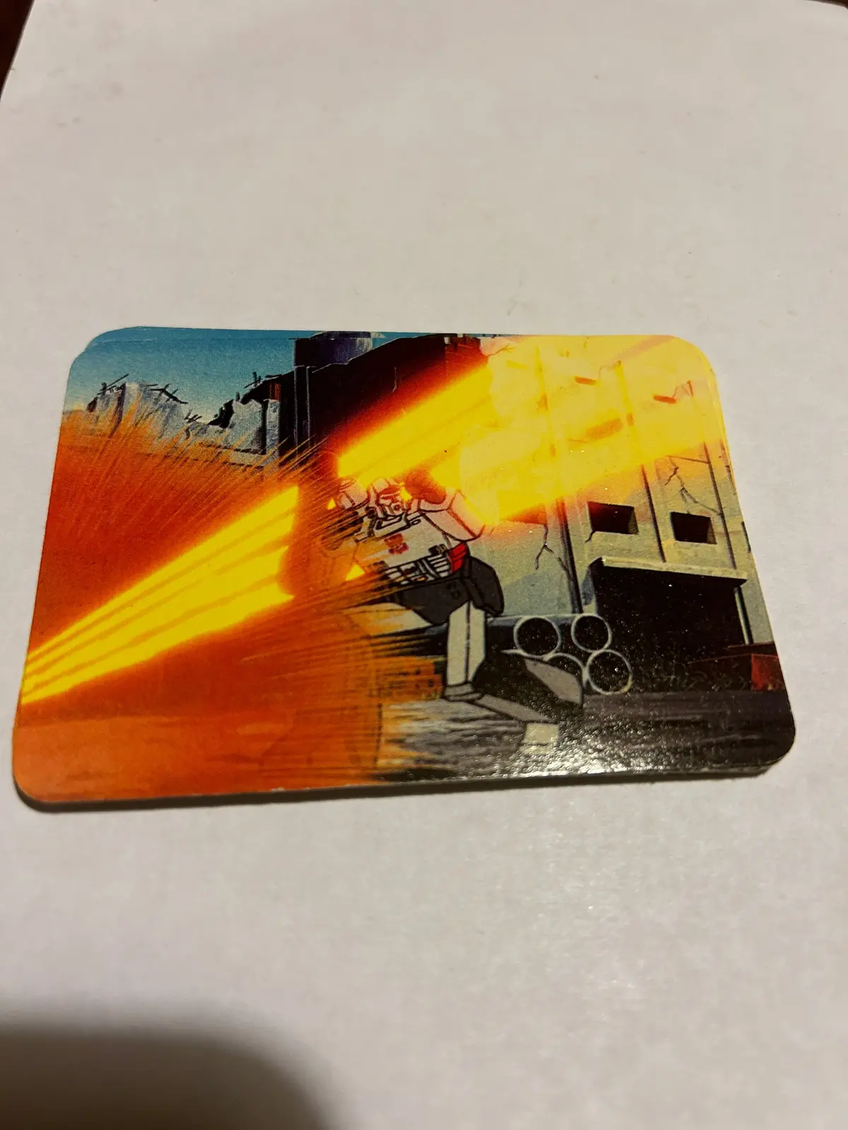 Tf G1 Milton Bradley Action Card #155 Megatron In Trouble 1