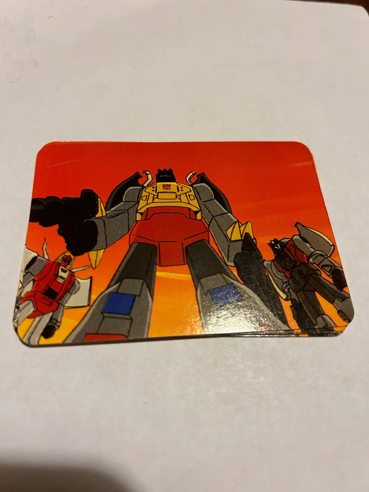 Tf G1 Milton Bradley Action Card #157 The Dinobot Commander 1