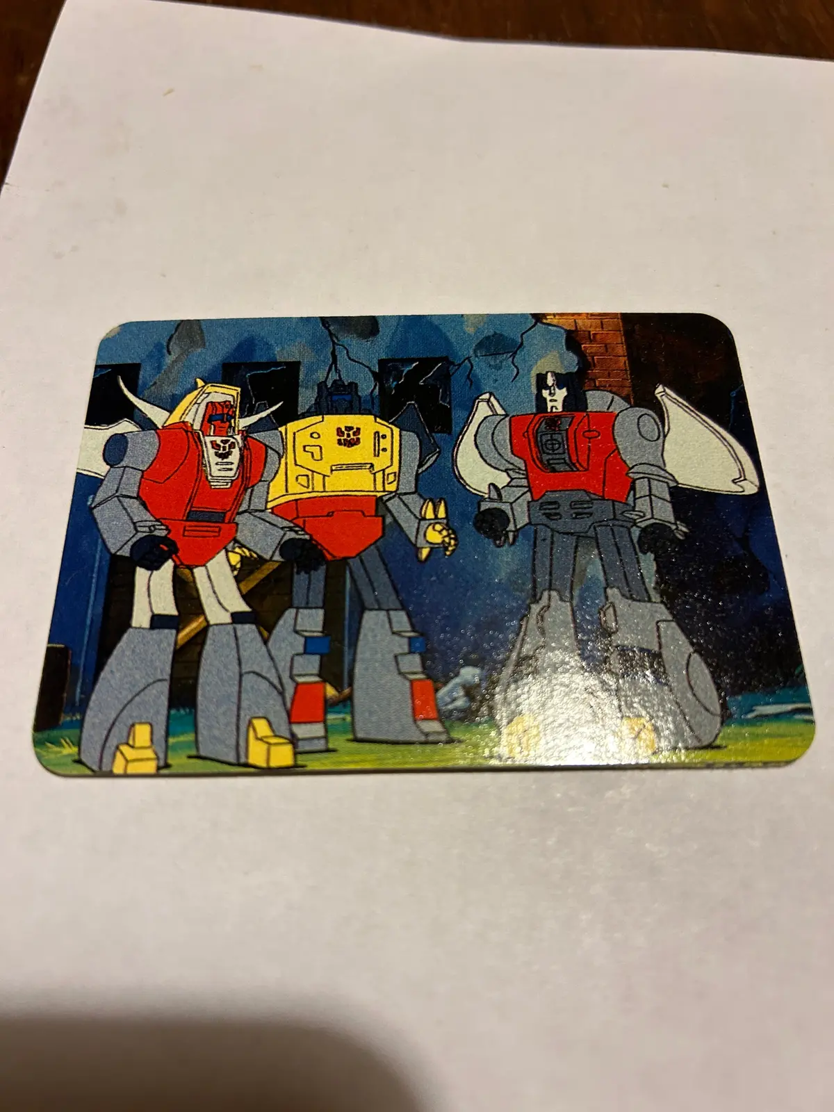 Tf G1 Milton Bradley Action Card #159 Decepticon Destroyers 1
