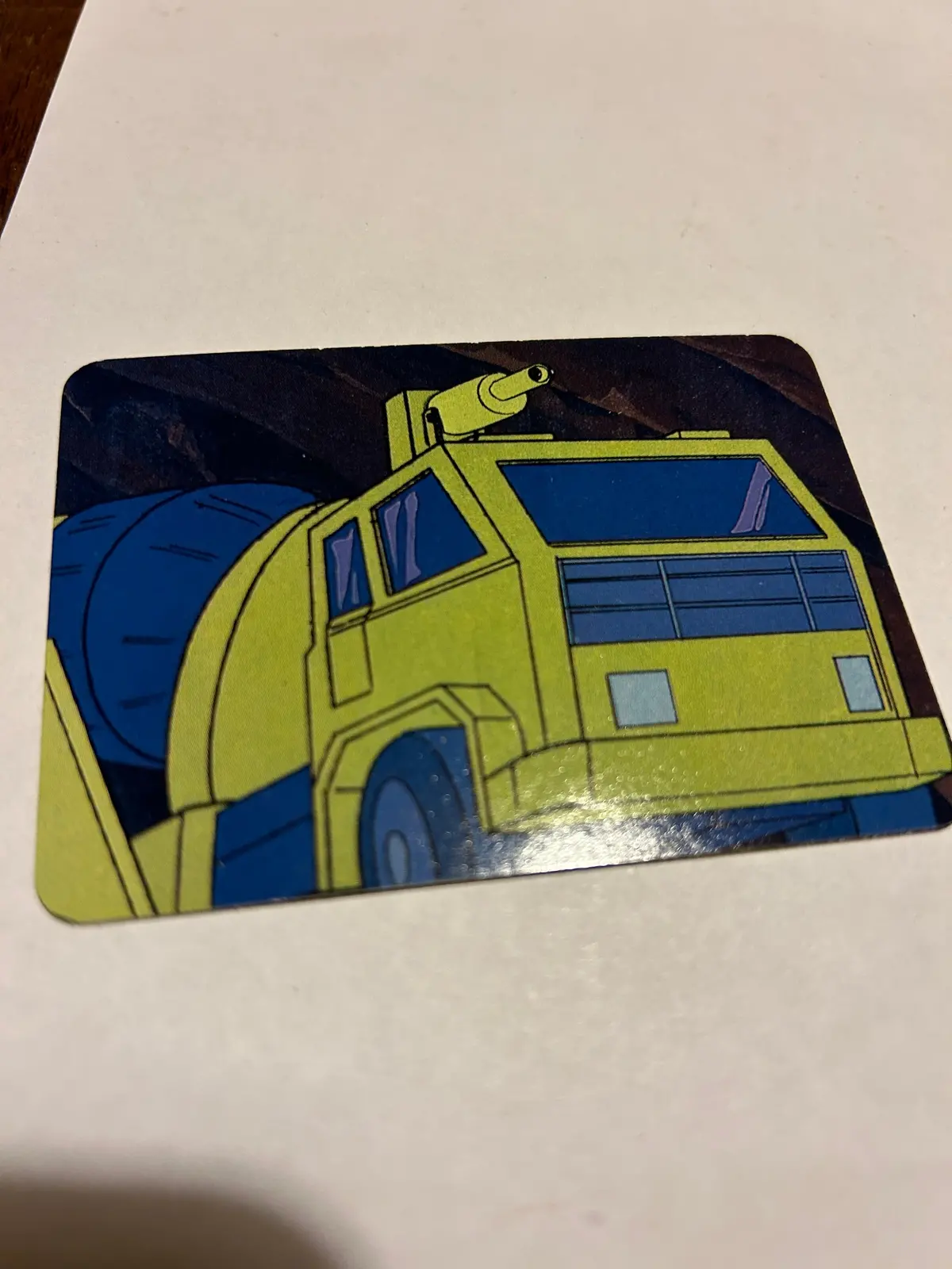 Tf G1 Milton Bradley Action Card #162 The Mean Mixmaster 1
