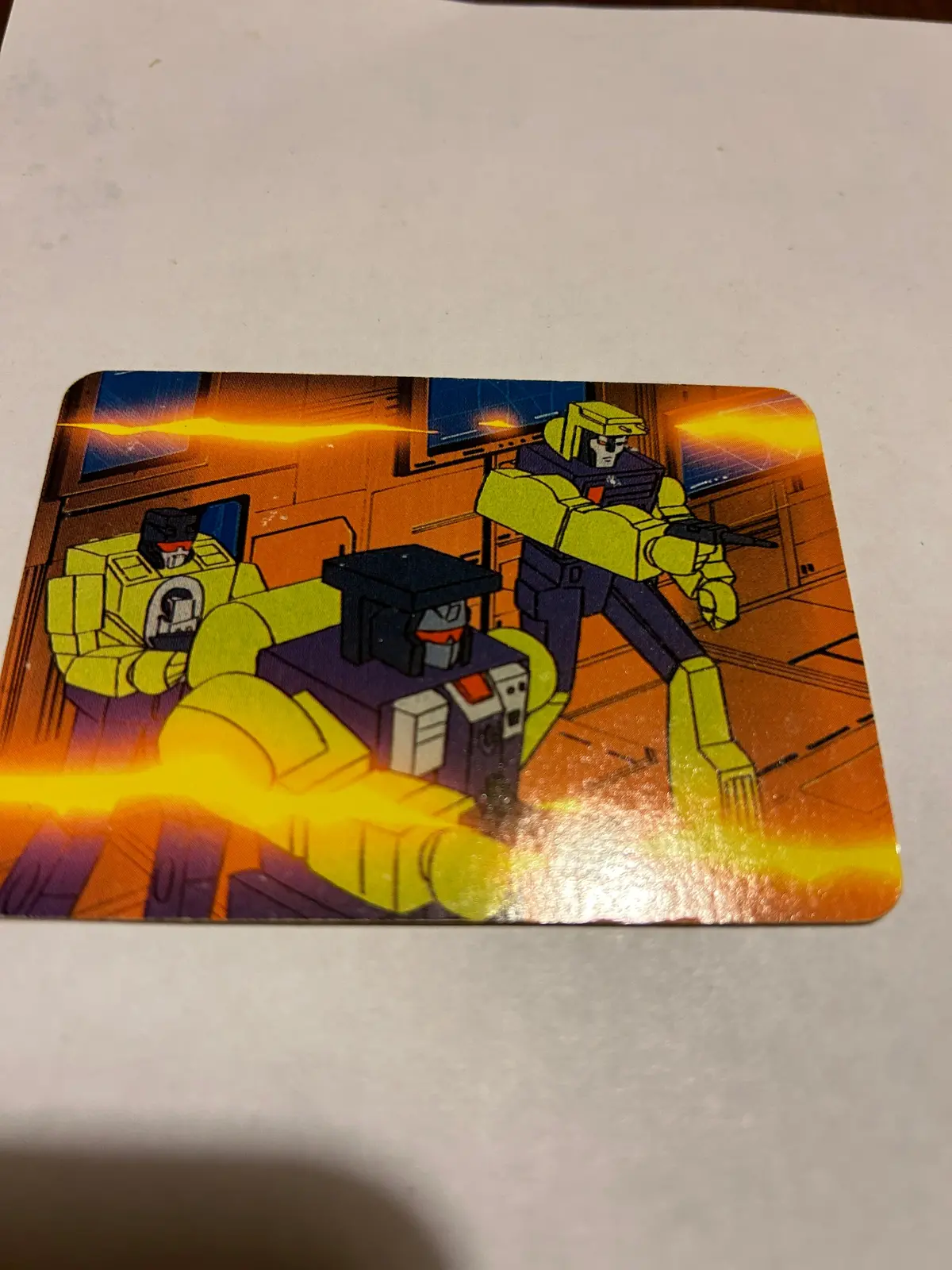 Tf G1 Milton Bradley Action Card #164 Constructicon Intruders 1