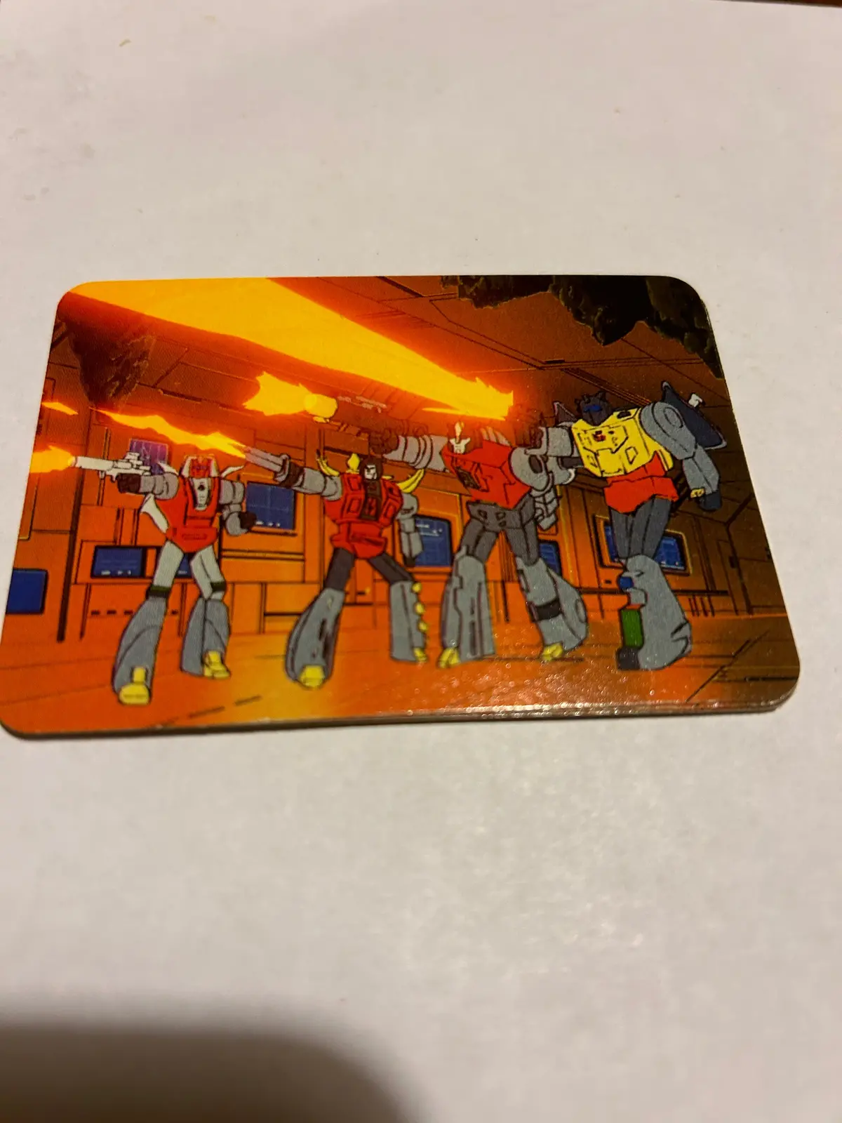 Tf G1 Milton Bradley Action Card #165 Dinobot Protectors 1