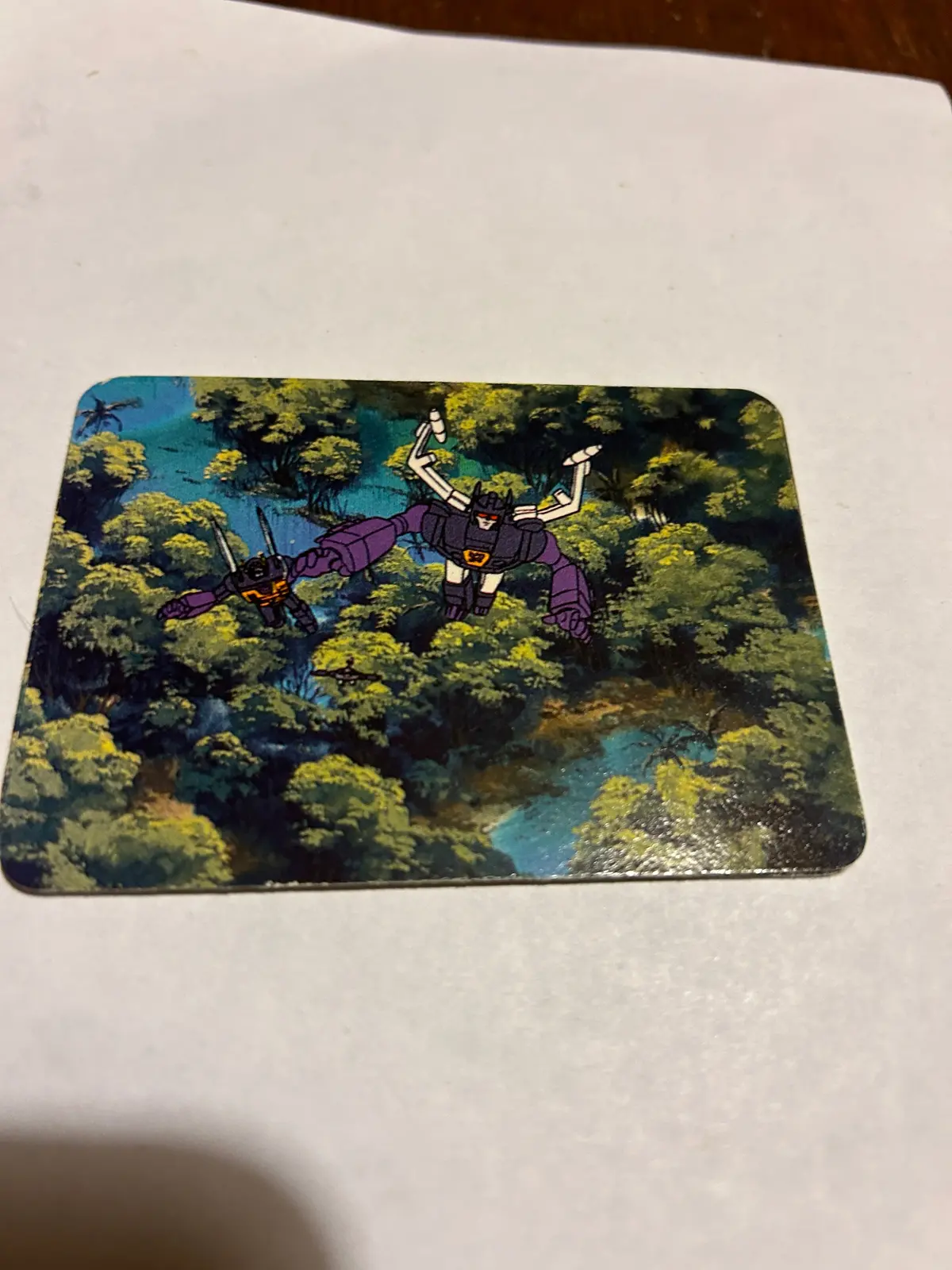 Tf G1 Milton Bradley Action Card #177 The Flight For Food 1