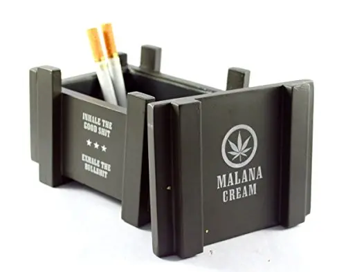 M Cream Ashtray 1