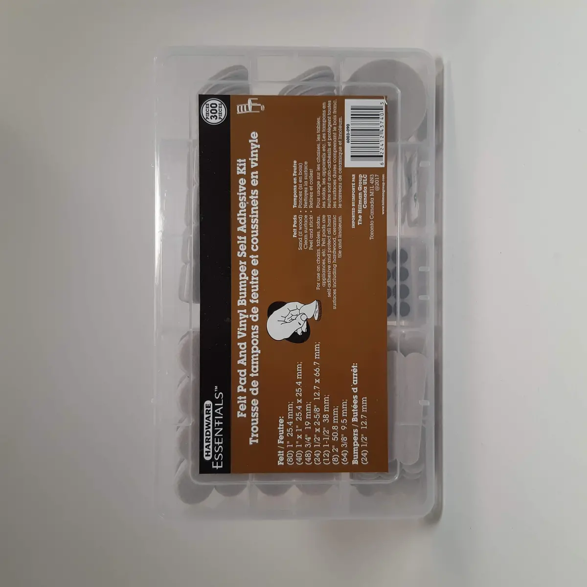 Felt Pads And Vinyl Bumpers - 300 Pc Kit 1