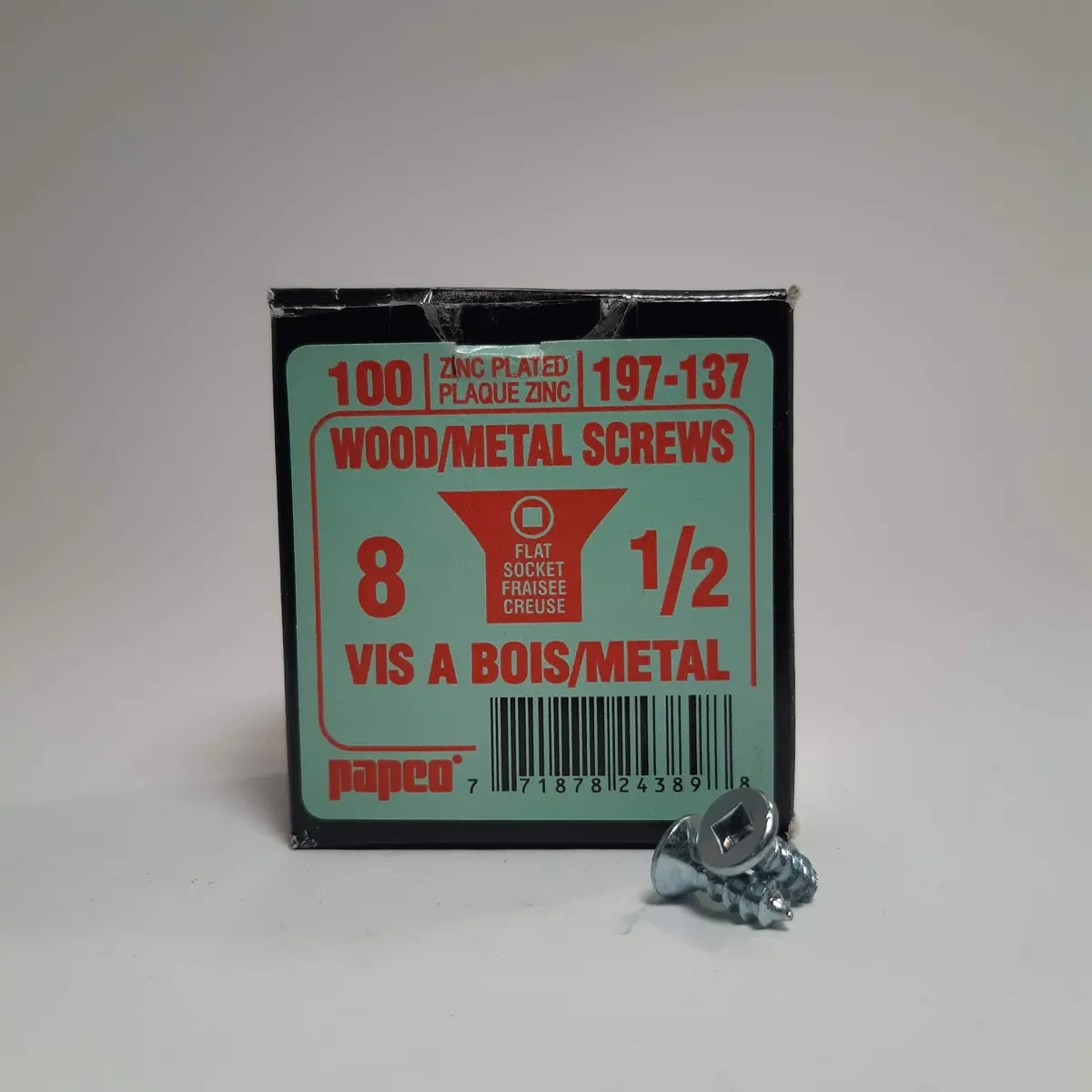 Screws - #8 - 1/2" X 100Pk 1