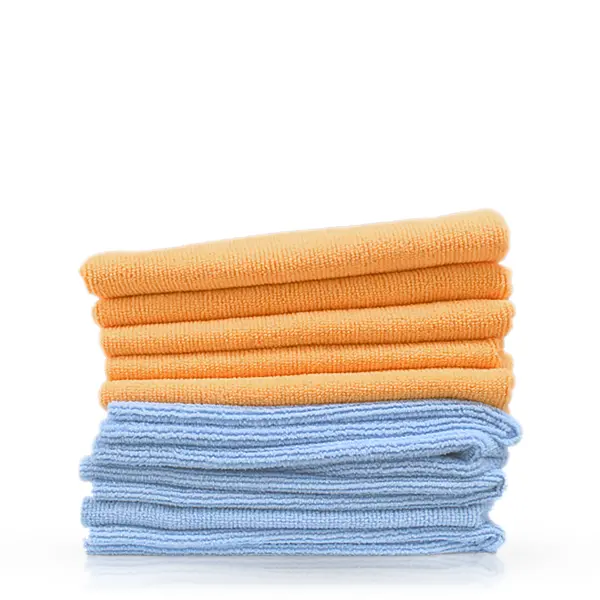 Carpro Microfiber 2 Face 16" X 16" Blue/ Orange 10 Pack 1