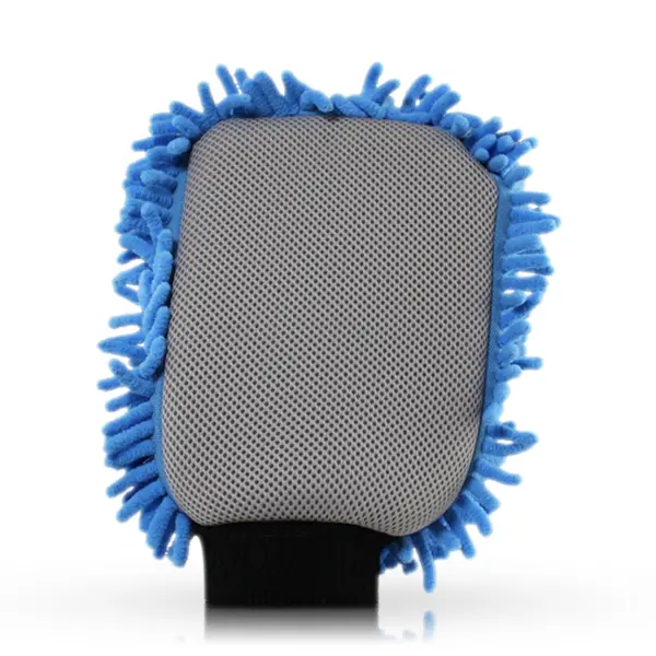 2-In-1 Microfiber Scrubber Wash Mitt 1