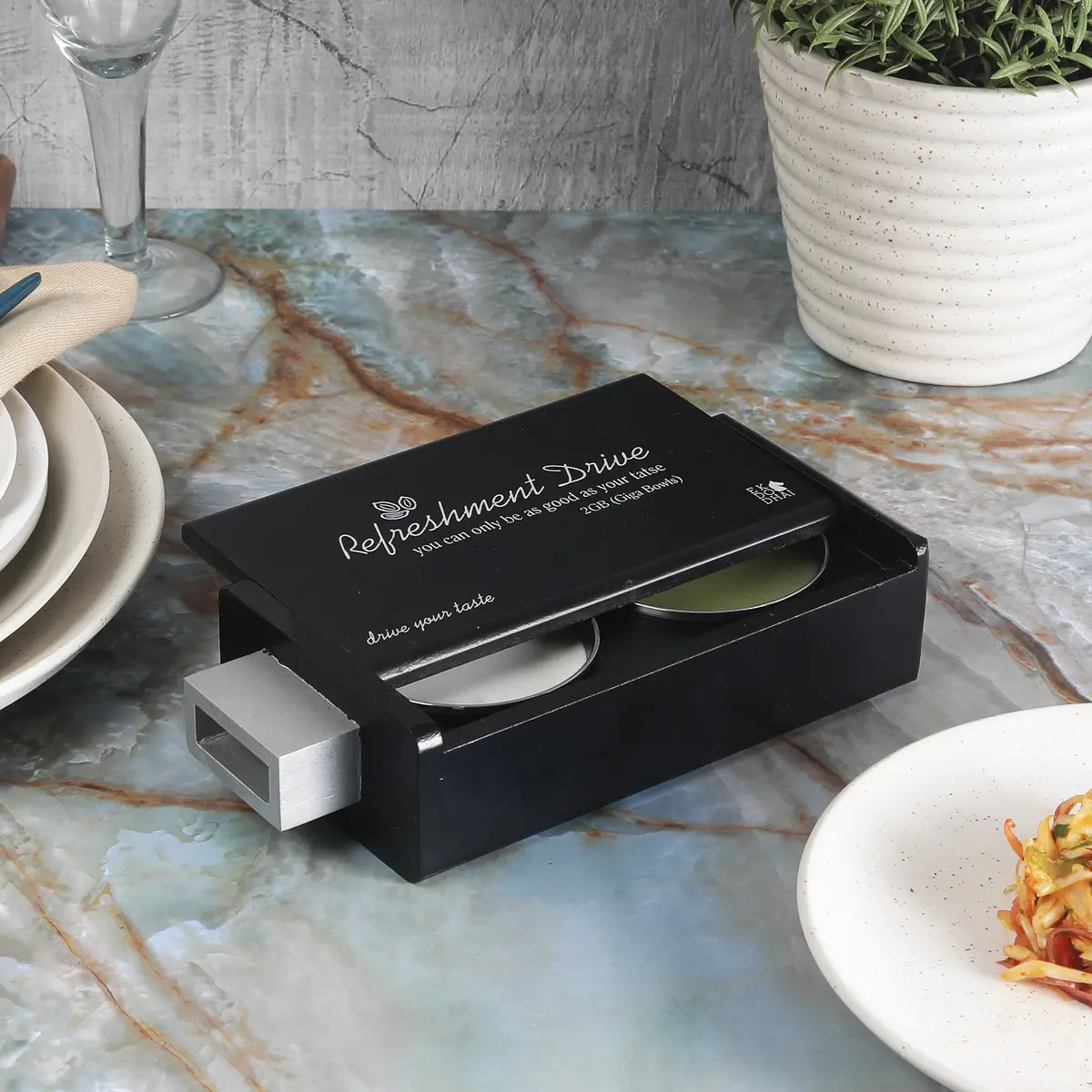 Refreshment Drive Condiments Holder 1