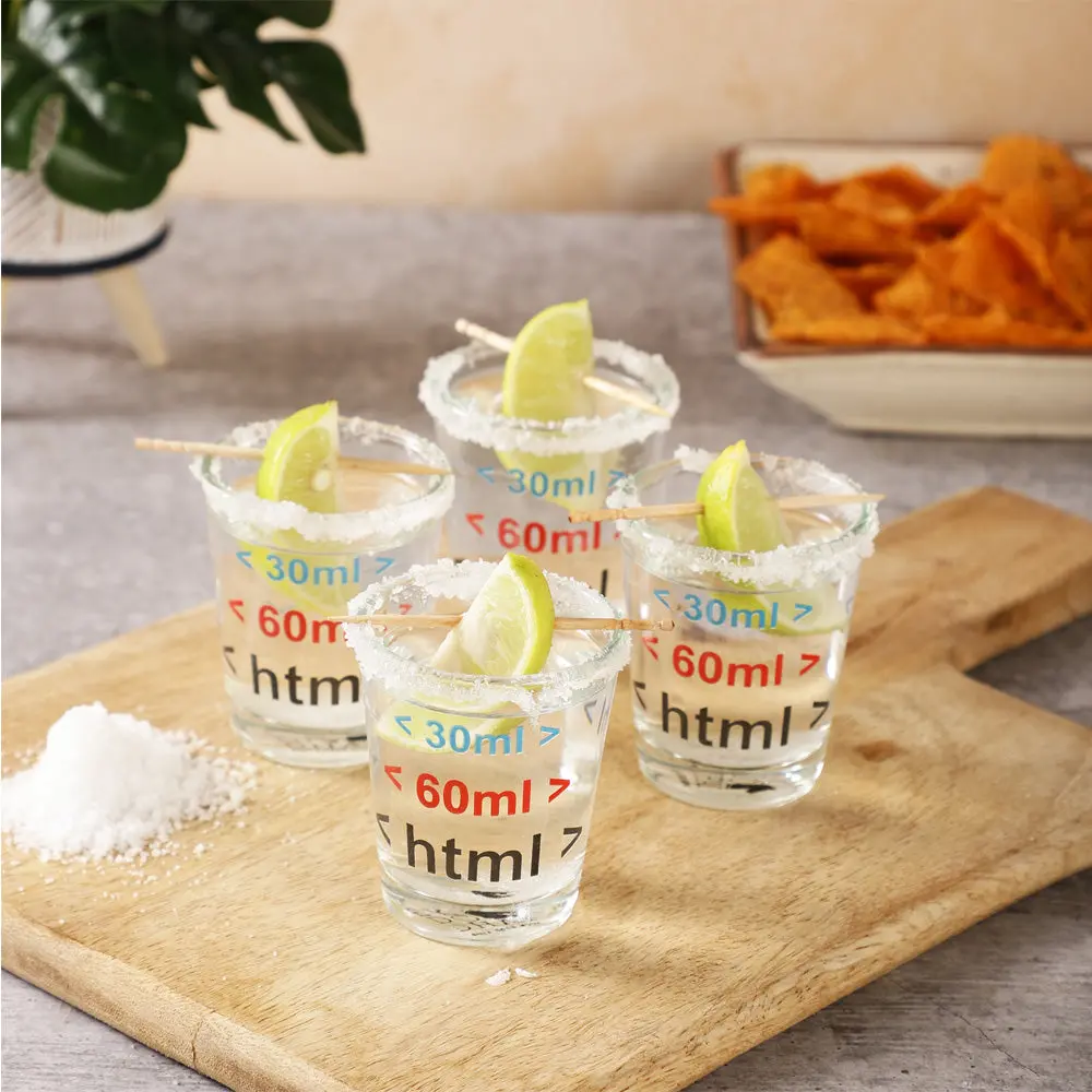 Html Shot Glass 4Pcs 1