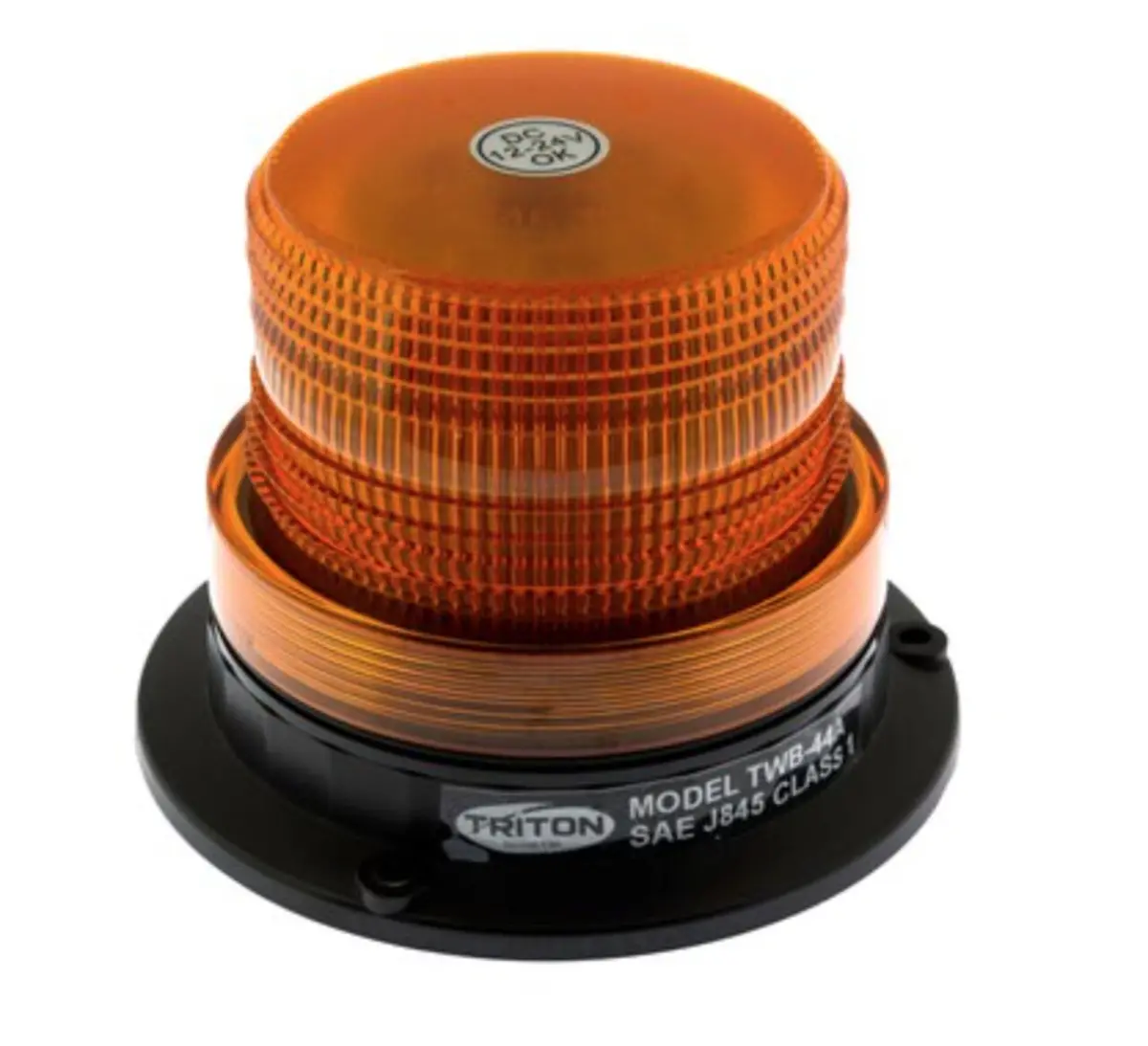 Amber Led Warning Beacon 3 Hole-Mount Hi-Intensity Light 1