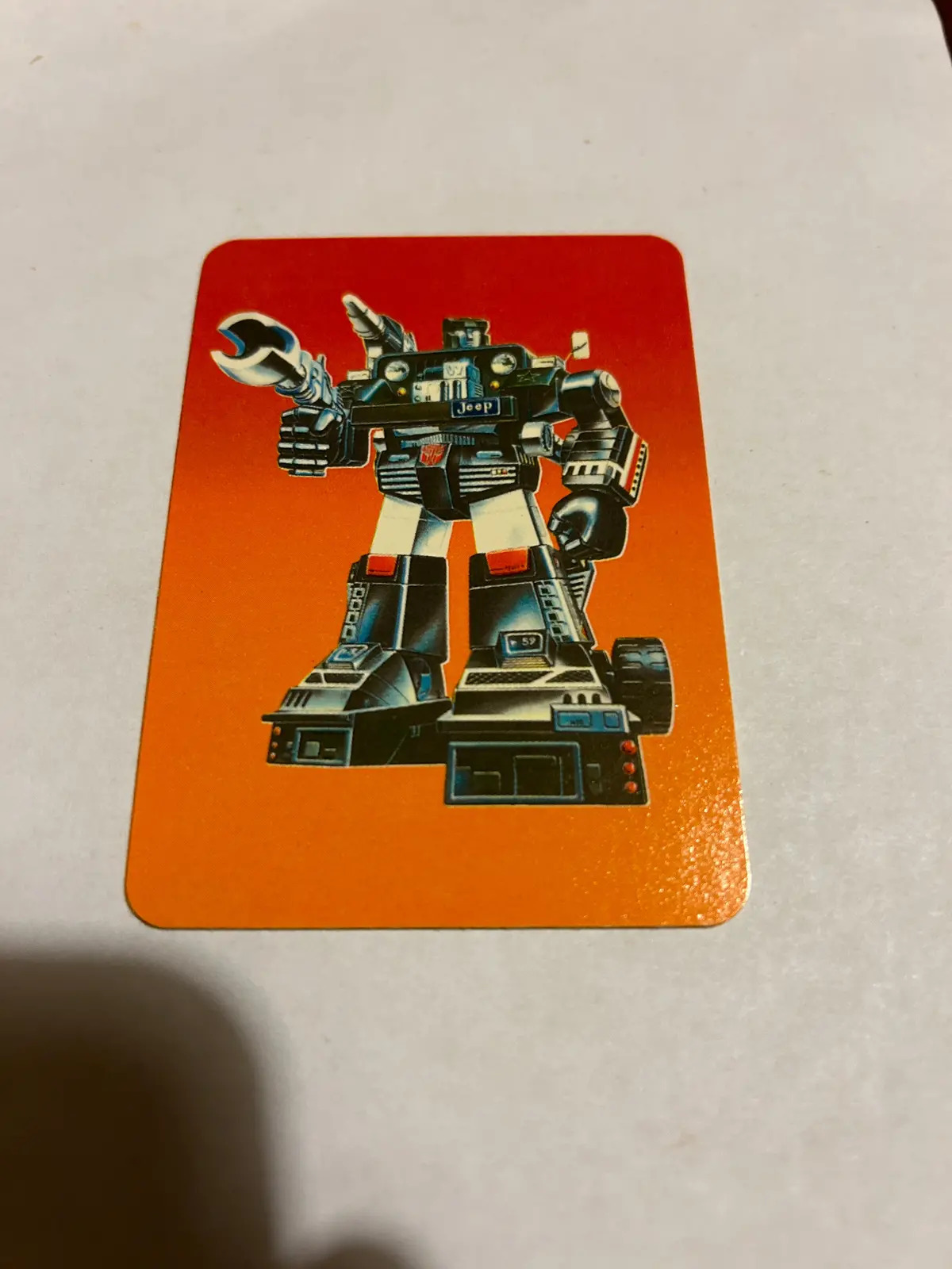 Tf G1 Milton Bradley Action Card #39 Hound 1
