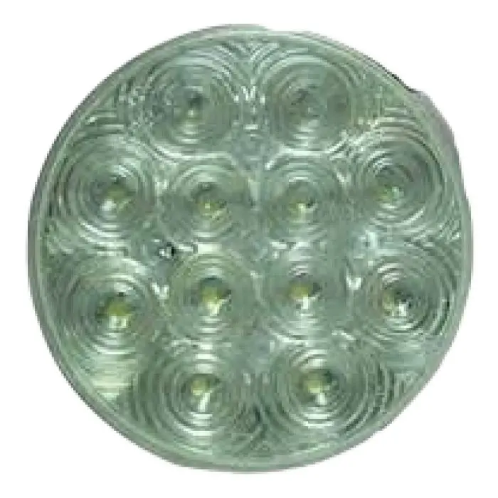 4" Round Led Back-Up Light - Light Only - Clear 1