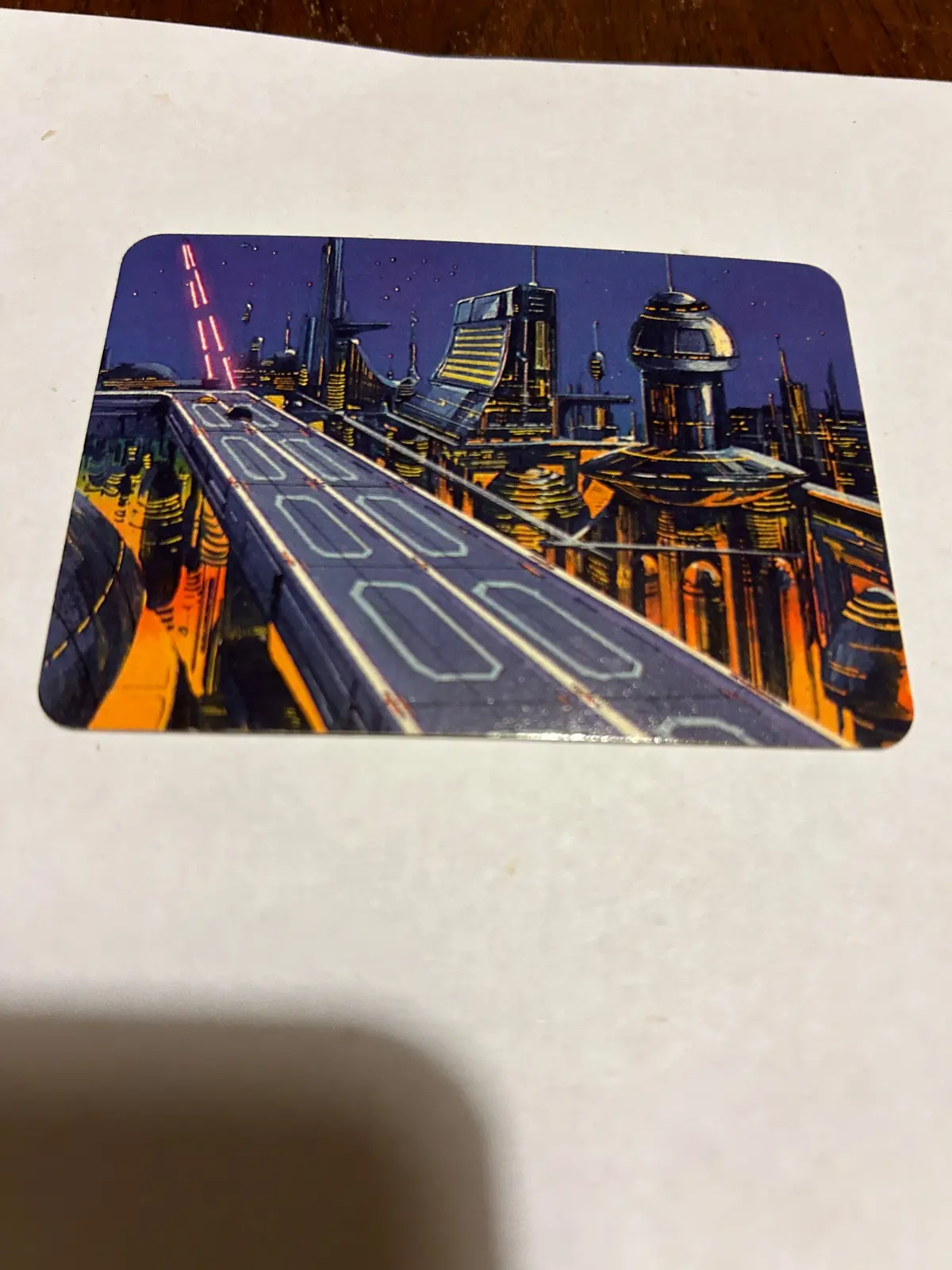 Tf G1 Milton Bradley Action Card #46 Spaceway To Iacon 1