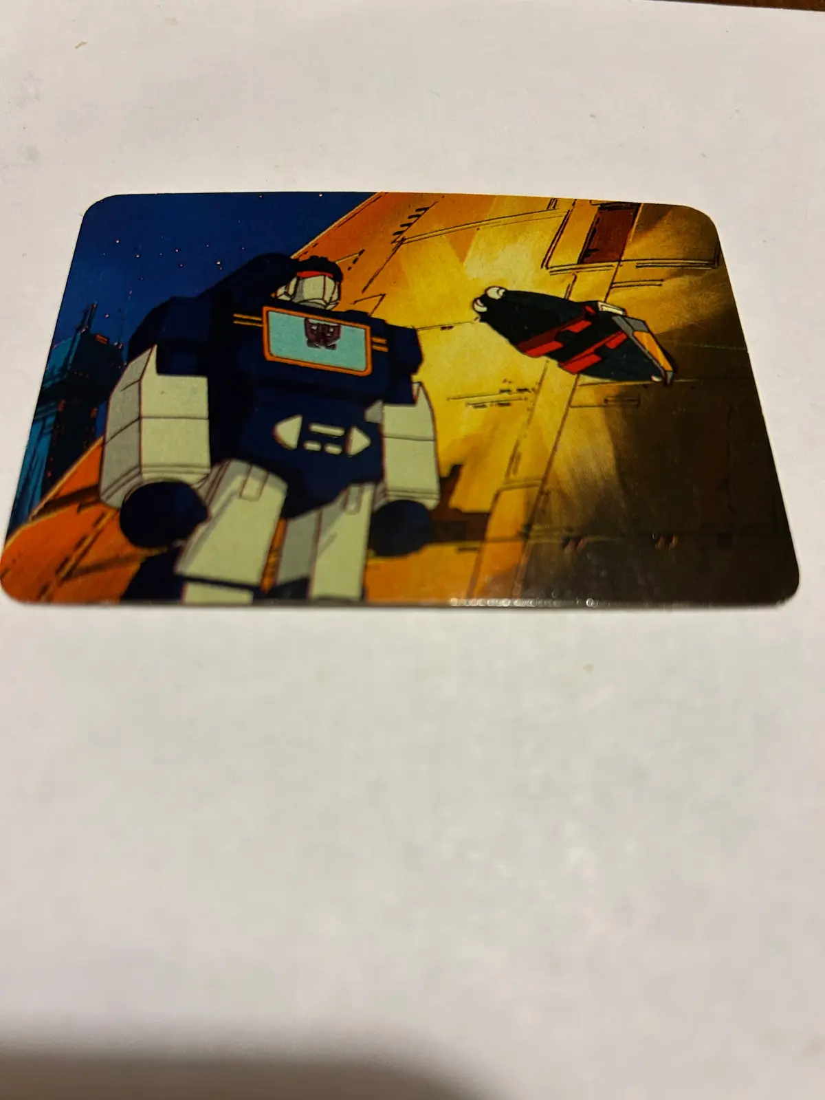 Tf G1 Milton Bradley Action Card #49 Soundwave Launches Laserbeak 1