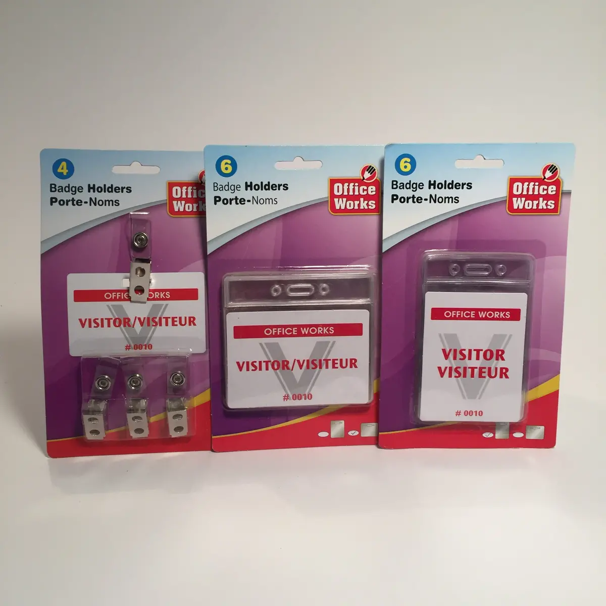 Badge Holder - Clips/Sleeves 1