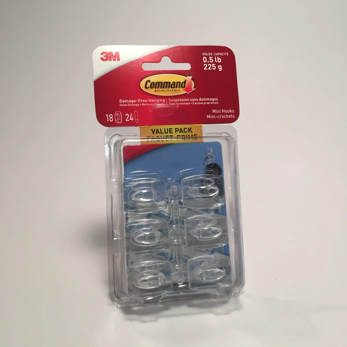 Command Hook - Mini Hook Clear - Value Pack 1