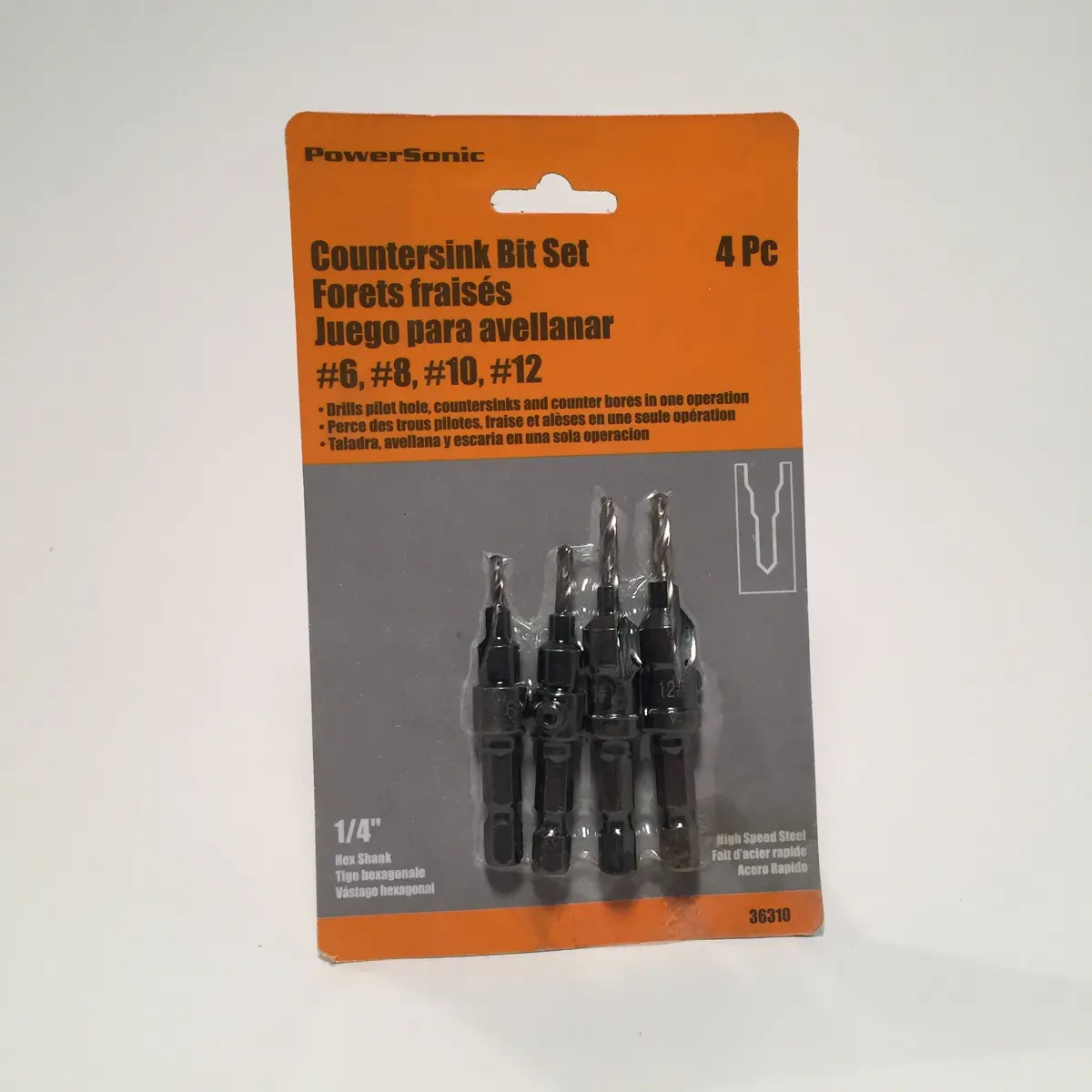 Countersink Bit Set - 4Pc 1