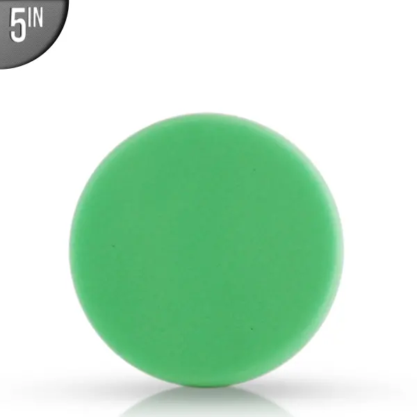 _Lake Country 5.5" Flat Green Foam Pad 1