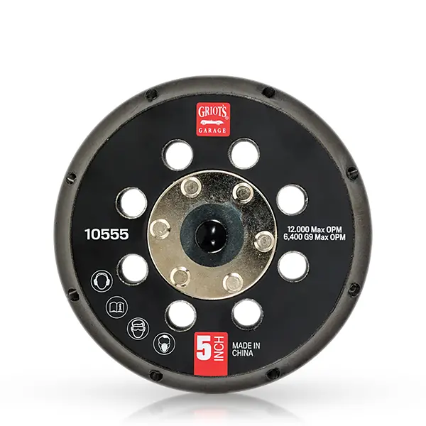 Griot's Garage Vented 5" Backing Plate 10555 1