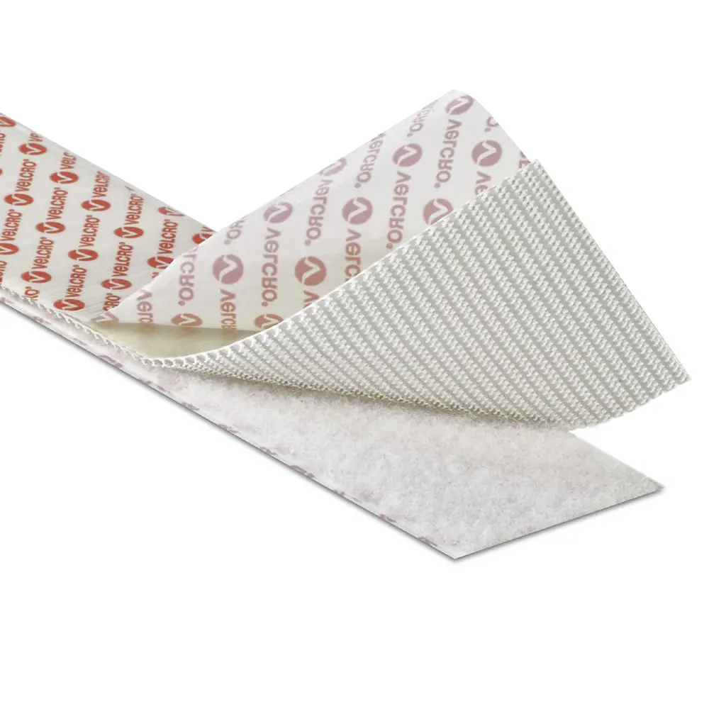 Velcro - Adhesive Back - Hook - 2" - White -Per/M 1