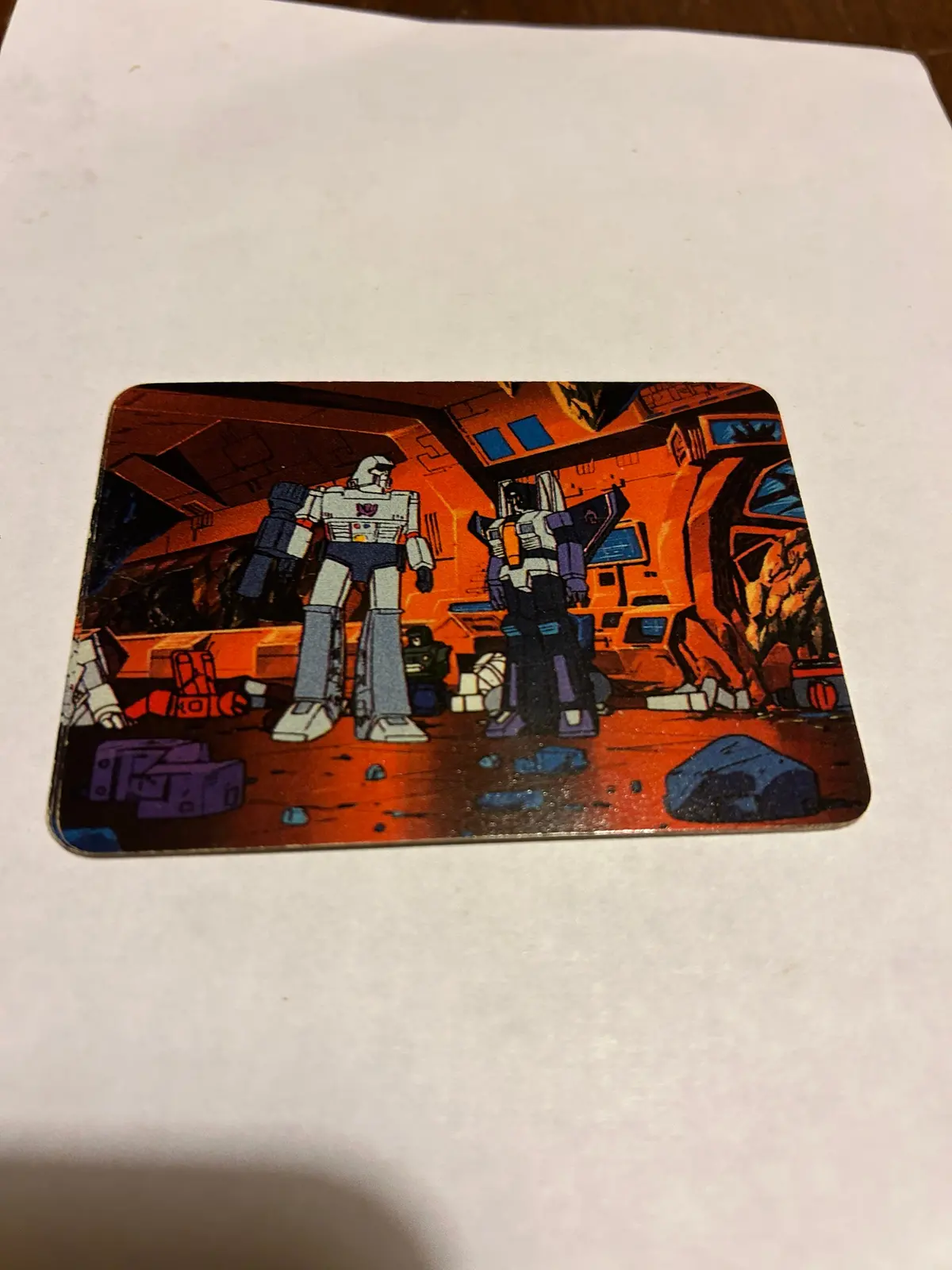 Tf G1 Milton Bradley Action Card #60 Physical Damage 1