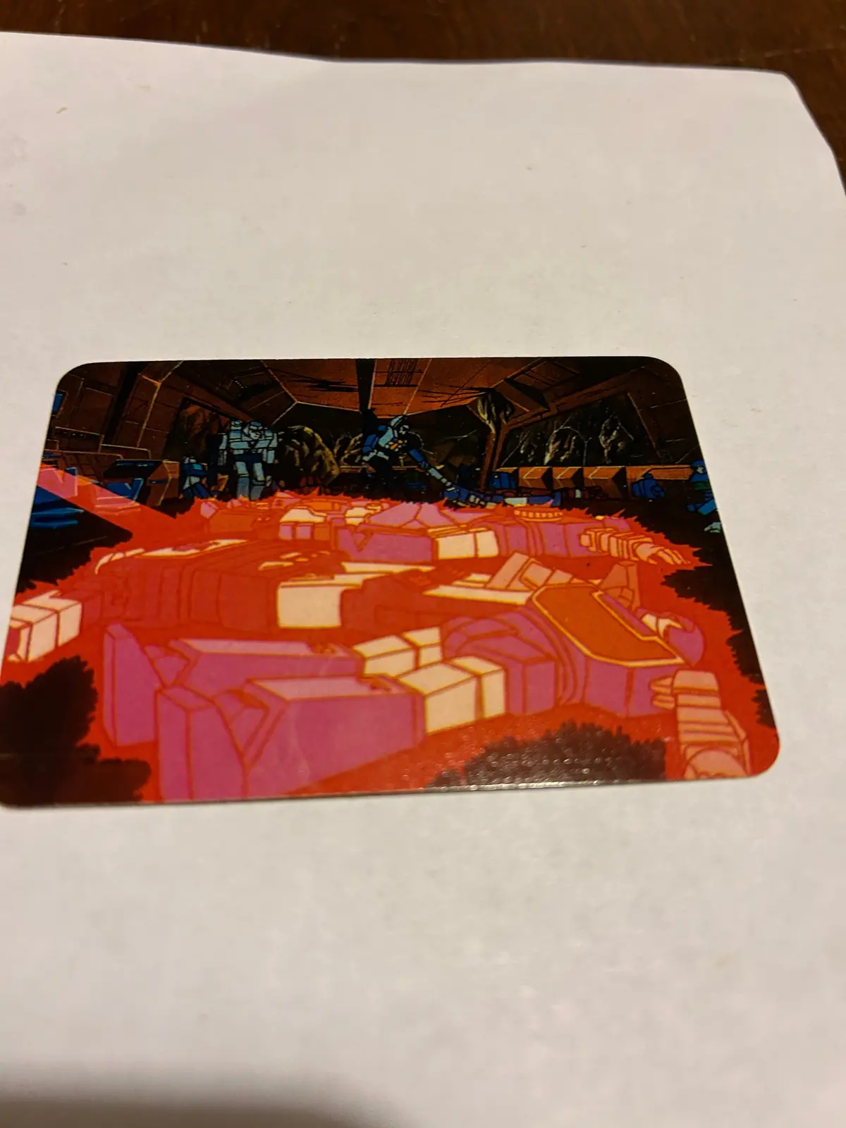 Tf G1 Milton Bradley Action Card #61 Decepticons Are Energized 1
