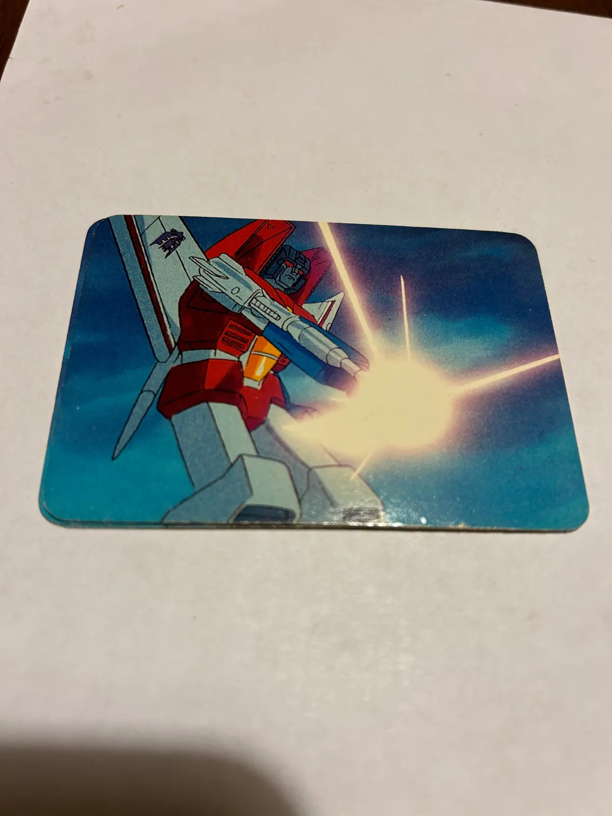 Tf G1 Milton Bradley Action Card #63 Starscream's Negative Effects 1