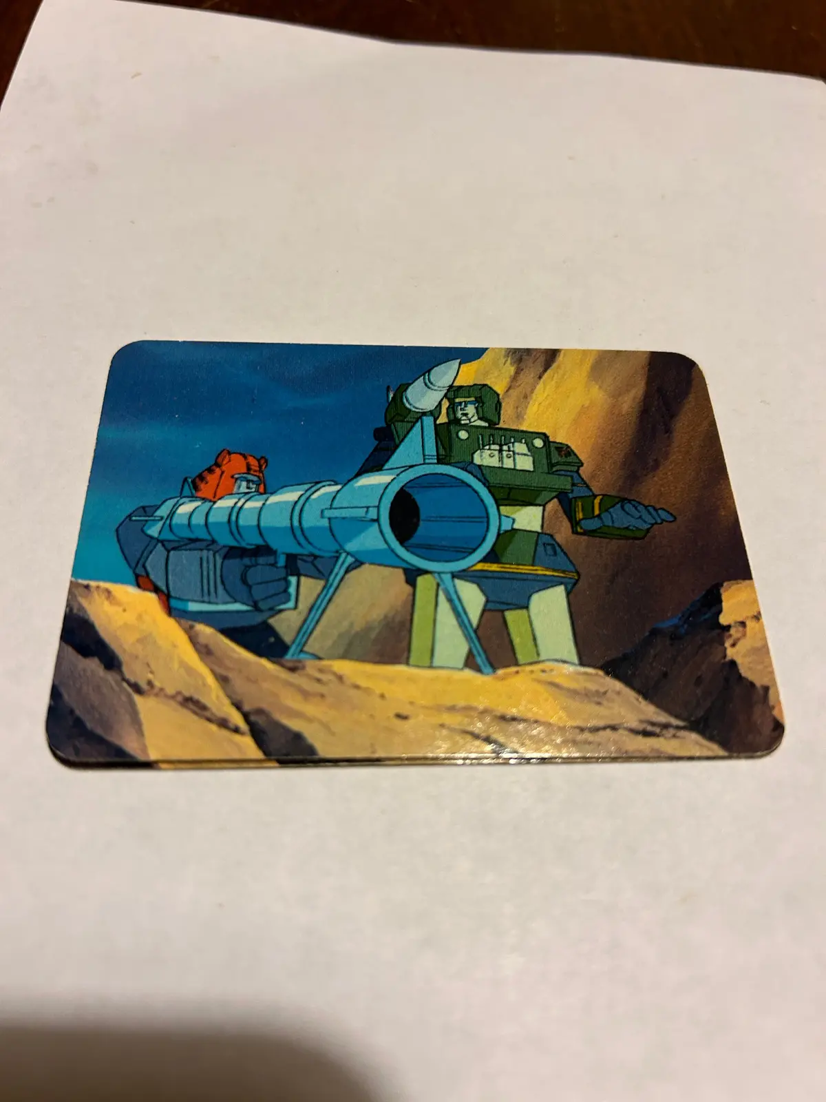 Tf G1 Milton Bradley Action Card #67 Megatron In The Viewfinder 1