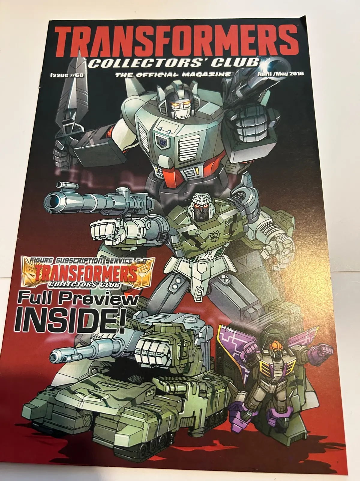 Tf Botcon / Tfcc Membership Mailer #68 1