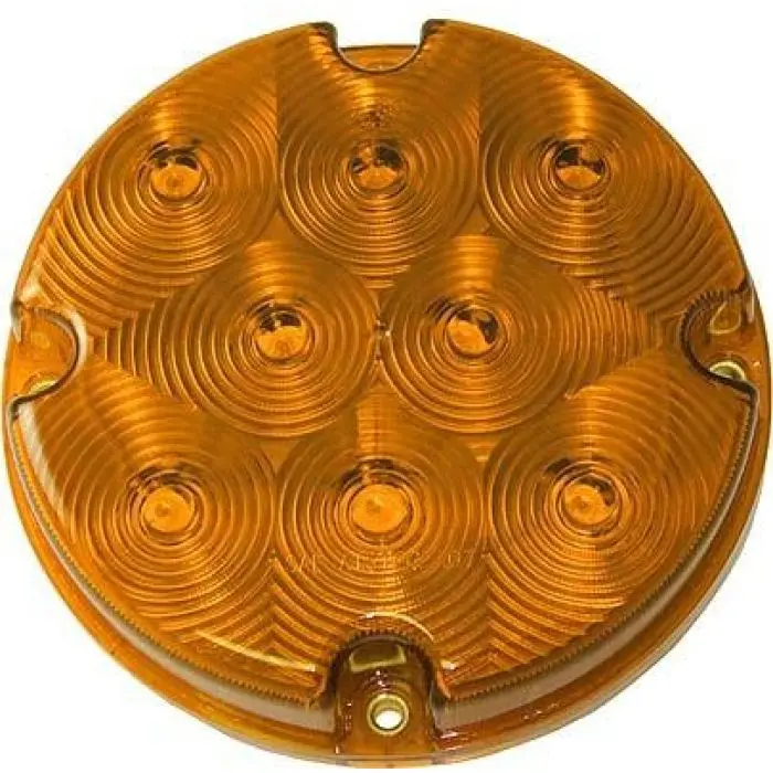 7" Round Led Warning Light 1
