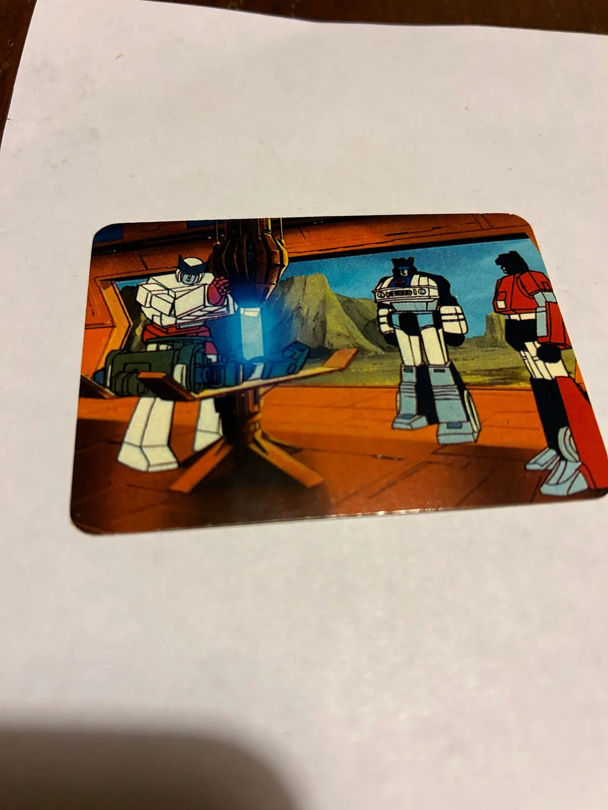 Tf G1 Milton Bradley Action Card #71 An Autobot Operation 1