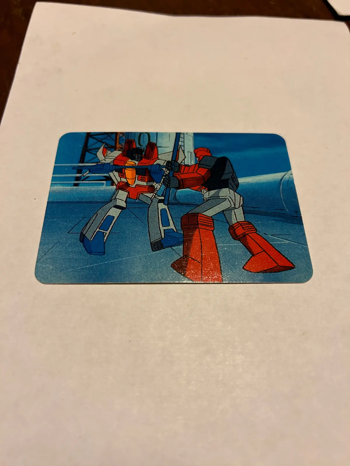 Tf G1 Milton Bradley Action Card #78 Starscream In Jeopardy 1