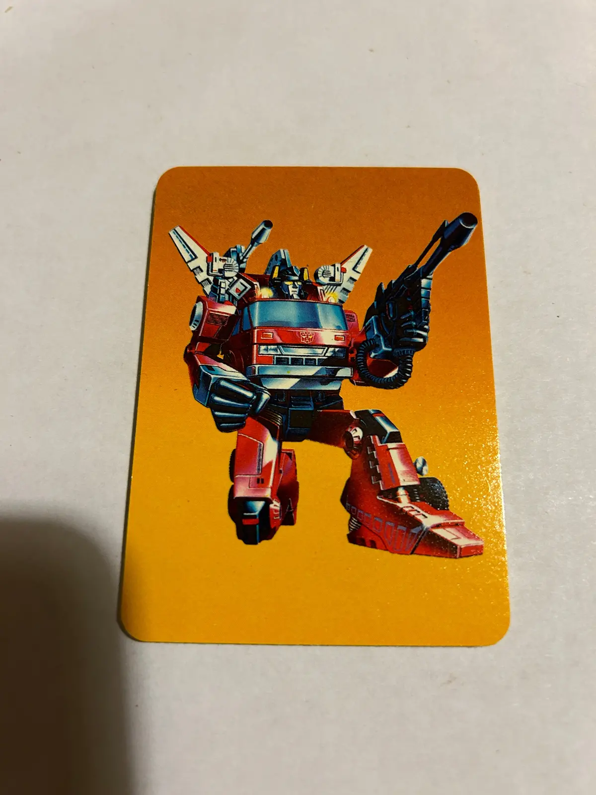 Tf G1 Milton Bradley Action Card #7 Inferno 1