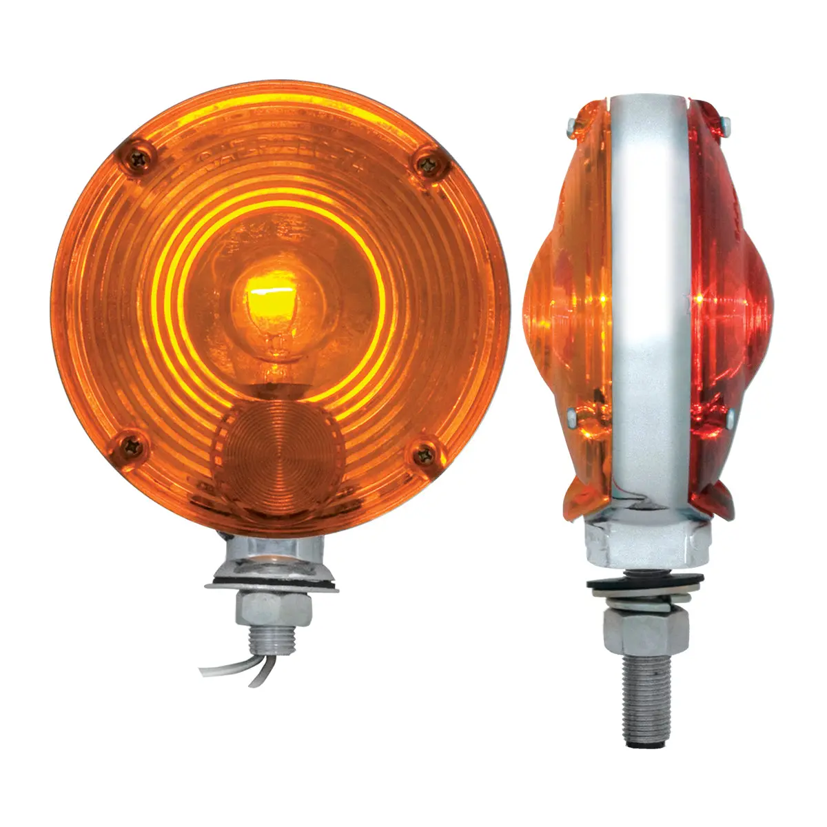 4" Double Face Light Duty Pedestal Light 1