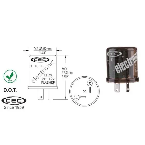 Two Prong Electronic Flasher 1