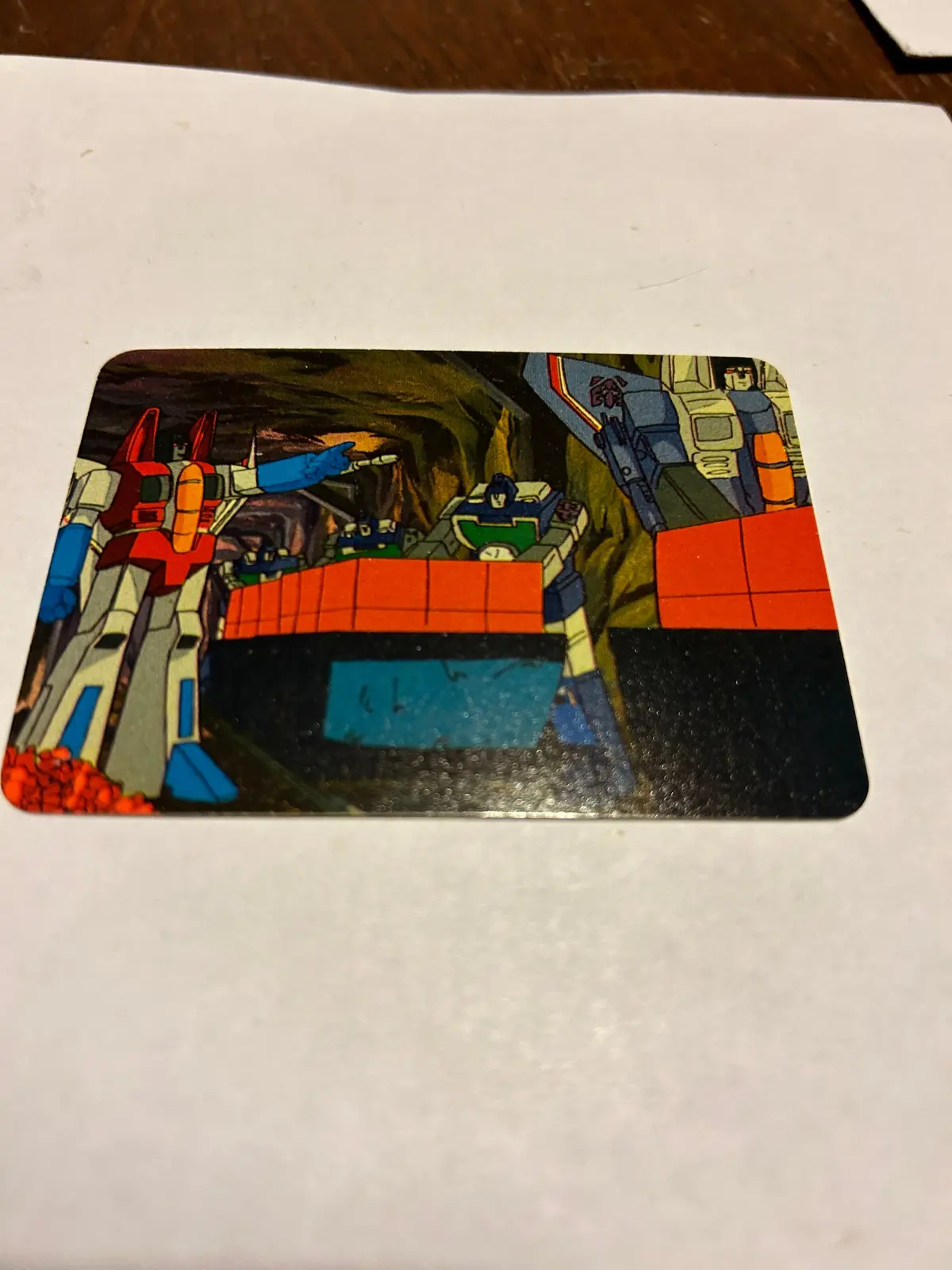 Tf G1 Milton Bradley Action Card #86 Ruby Crystals Of Burma 1